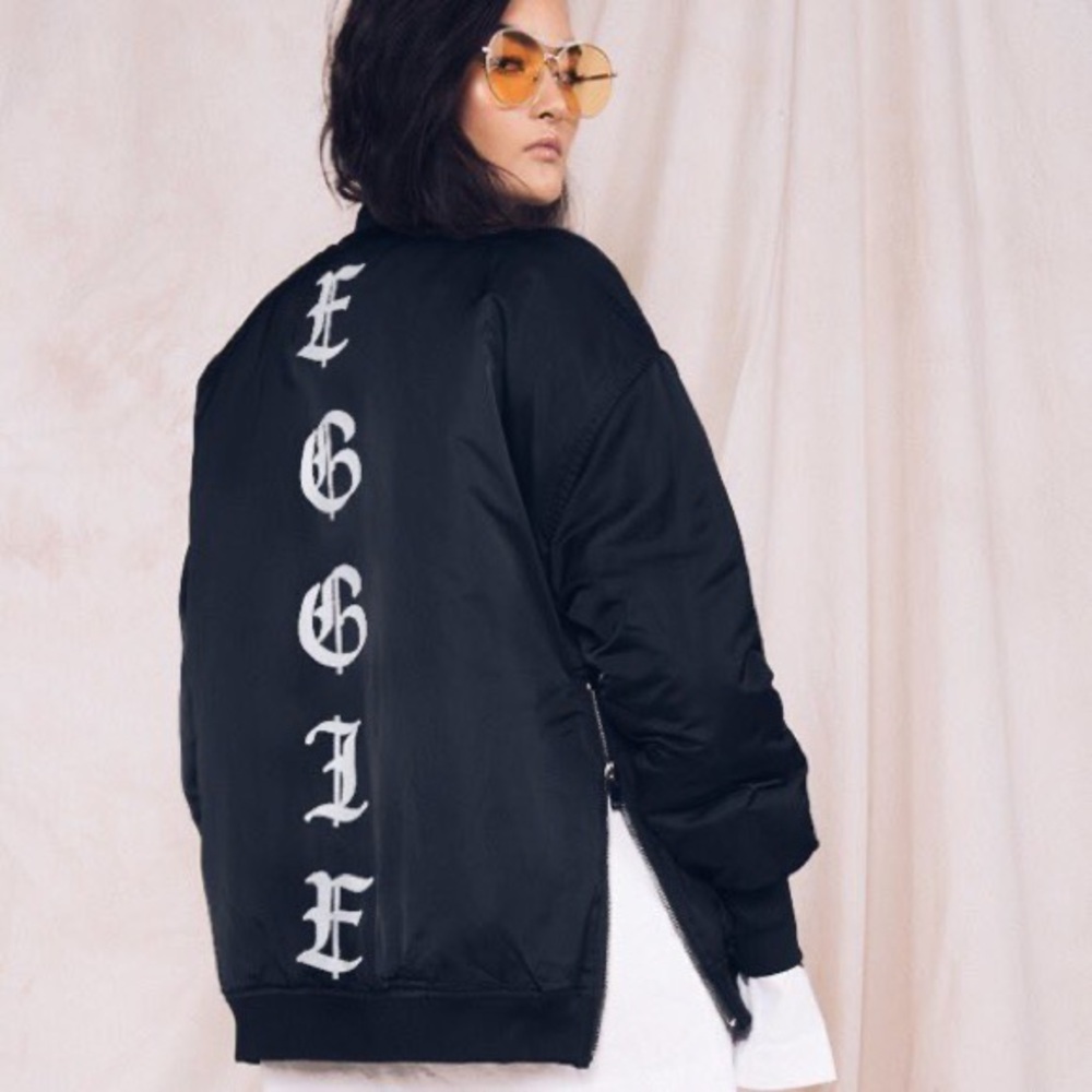 Eggie (Jenn Im) oversized bomber jacket (S)